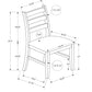 Dining Chair Set of 2 - Transitional Upholstered Black