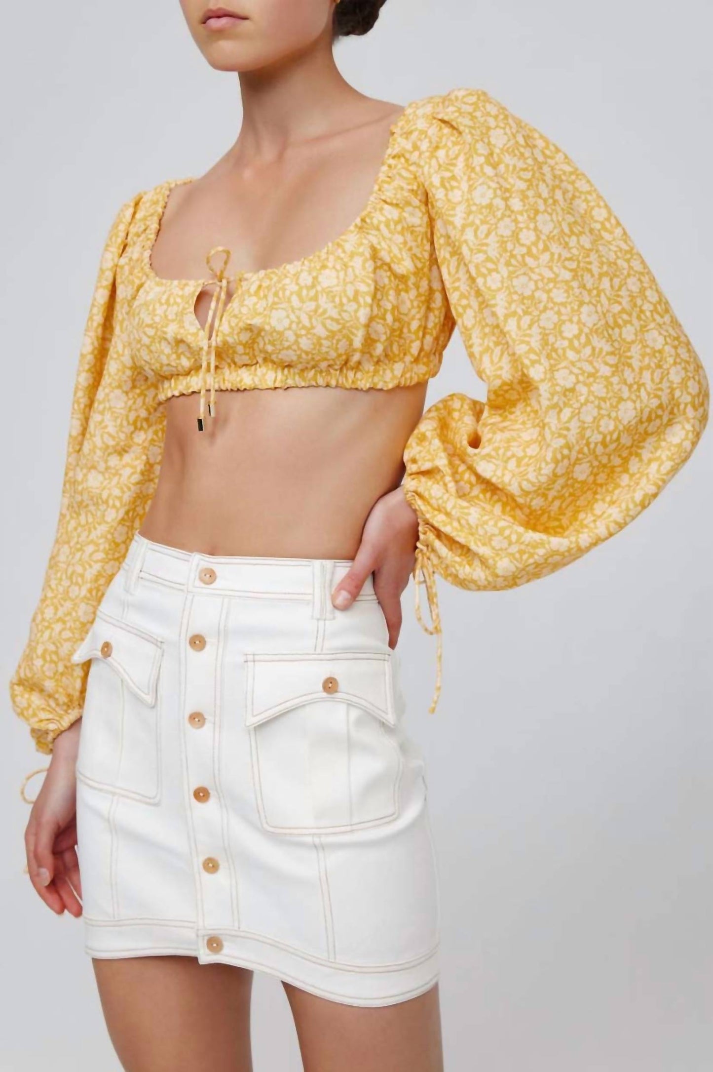 Significant Other - Sasha Balloon Sleeves Top