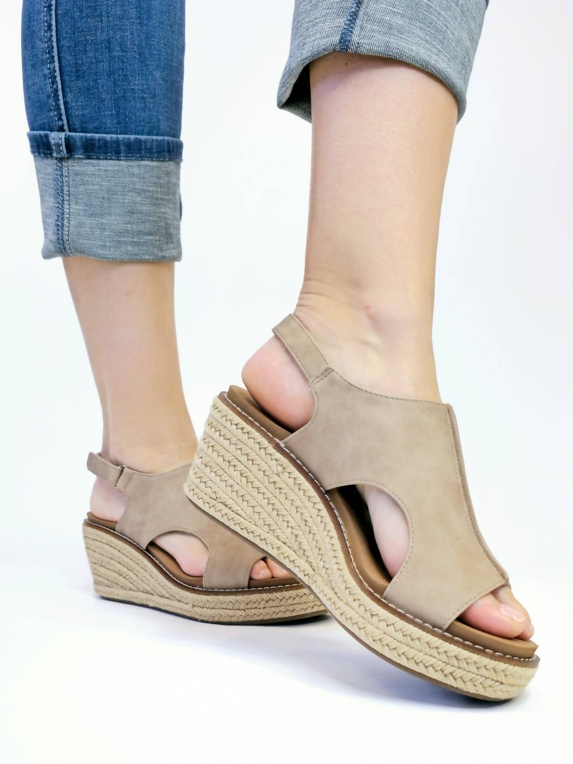 Corkys Footwear - Women's 'k Bye' Espadrille Wedge Sandal