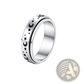 Celestial Stainless Steel Anxiety Spinner Ring Set