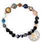 Celestial Zodiac Planet Matte Stone Beaded Bracelet