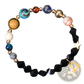Celestial Zodiac Planet Matte Stone Beaded Bracelet