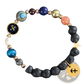 Celestial Zodiac Planet Matte Stone Beaded Bracelet