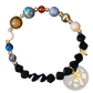 Celestial Zodiac Planet Matte Stone Beaded Bracelet