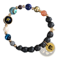 Celestial Zodiac Planet Matte Stone Beaded Bracelet