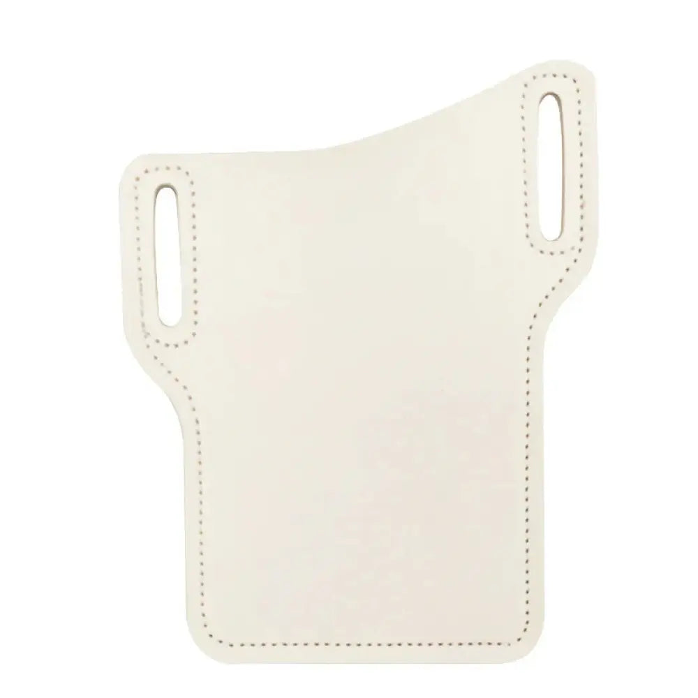 Brown Pu Leather Phone Holster with Belt Loop and Card Slots