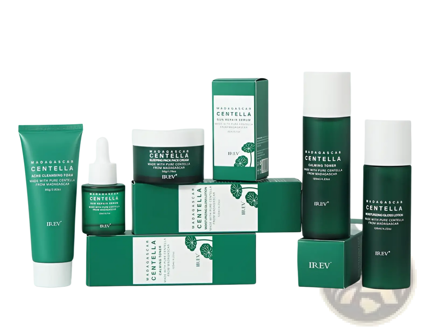 Centella Asiatica 5-piece Facial Skincare Set by Irev