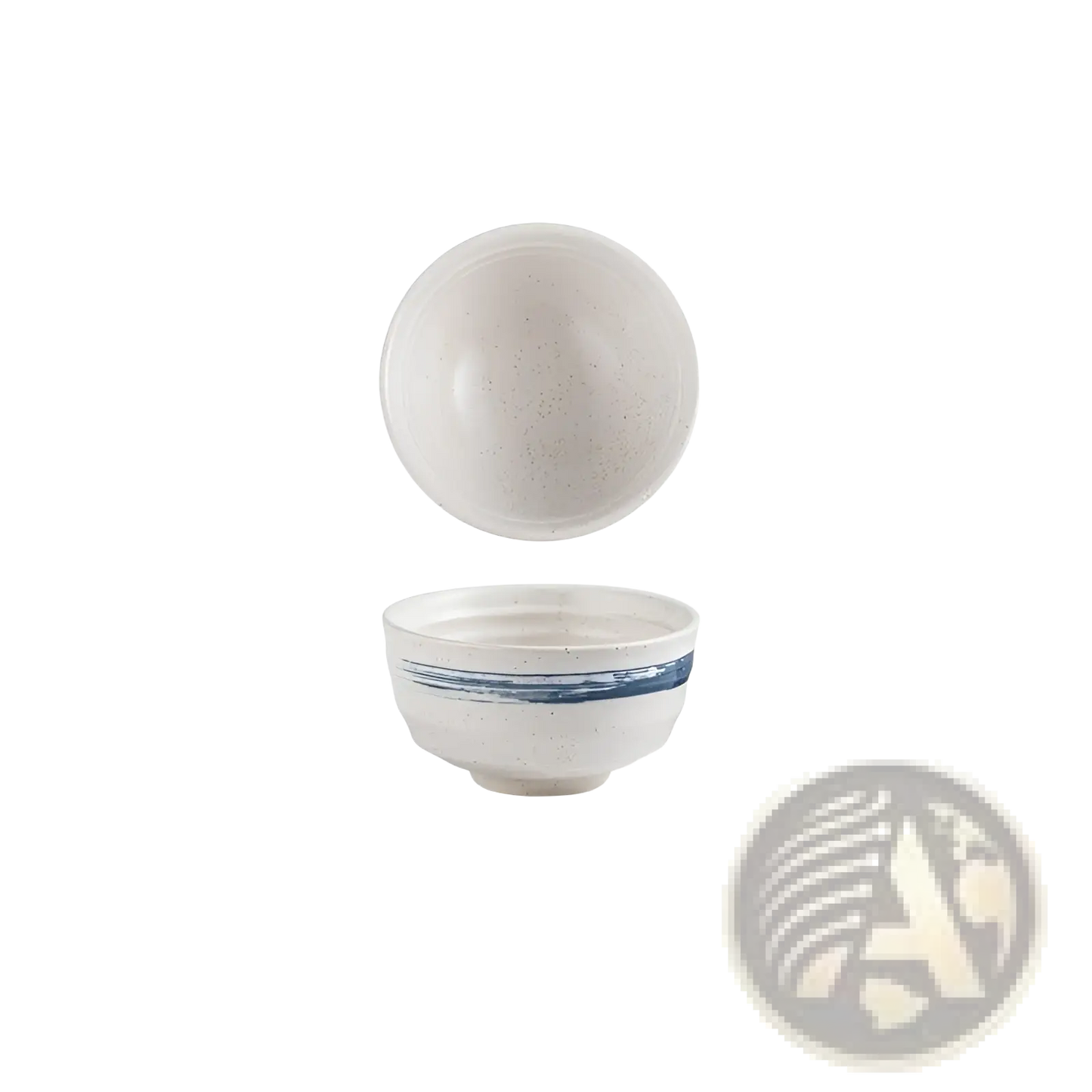 Ceramic Bowl Retro Porcelain Rice Tableware 4 Inch