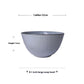 Ceramic Dinnerware Set Retro Ribbed Plates and Bowls