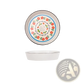 Ceramic Floral Bone China Round Serving Plate