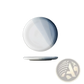 Ceramic Gradient Blue Steak Plate and Bowl Set