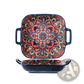 Ceramic Mandala Serving Bowl Hand Painted 400ml
