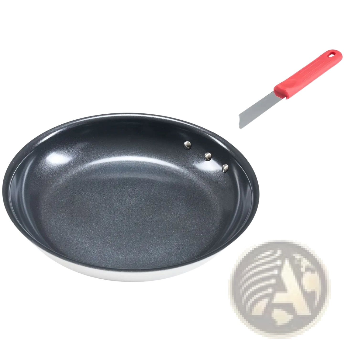 Ceramic Nonstick Egg Pan with Silicone Handle Skillet