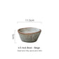 Ceramic Rice Bowl Retro Handcrafted Textured Soup Bowl