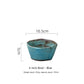 Ceramic Rice Bowl Retro Handcrafted Textured Soup Bowl