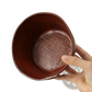 Ceramic Rice Bowl Retro Handcrafted Textured Soup Bowl