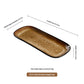 Ceramic Serving Tray 12.5 Inch Brown Gradient Platter