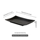 Ceramic Serving Tray 12.5 Inch Brown Gradient Platter