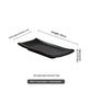 Ceramic Serving Tray 12.5 Inch Brown Gradient Platter