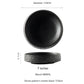 Ceramic Stone Pattern Deep Plate Japanese Tableware