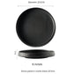 Ceramic Stone Pattern Deep Plate Japanese Tableware