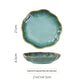 Ceramic Tableware Set Scalloped Fambe Diamond Dishes
