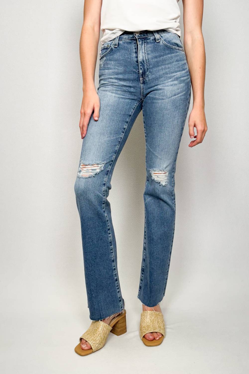 Ag Jeans - एलेक्सिस बूटकट डेनिम जीन