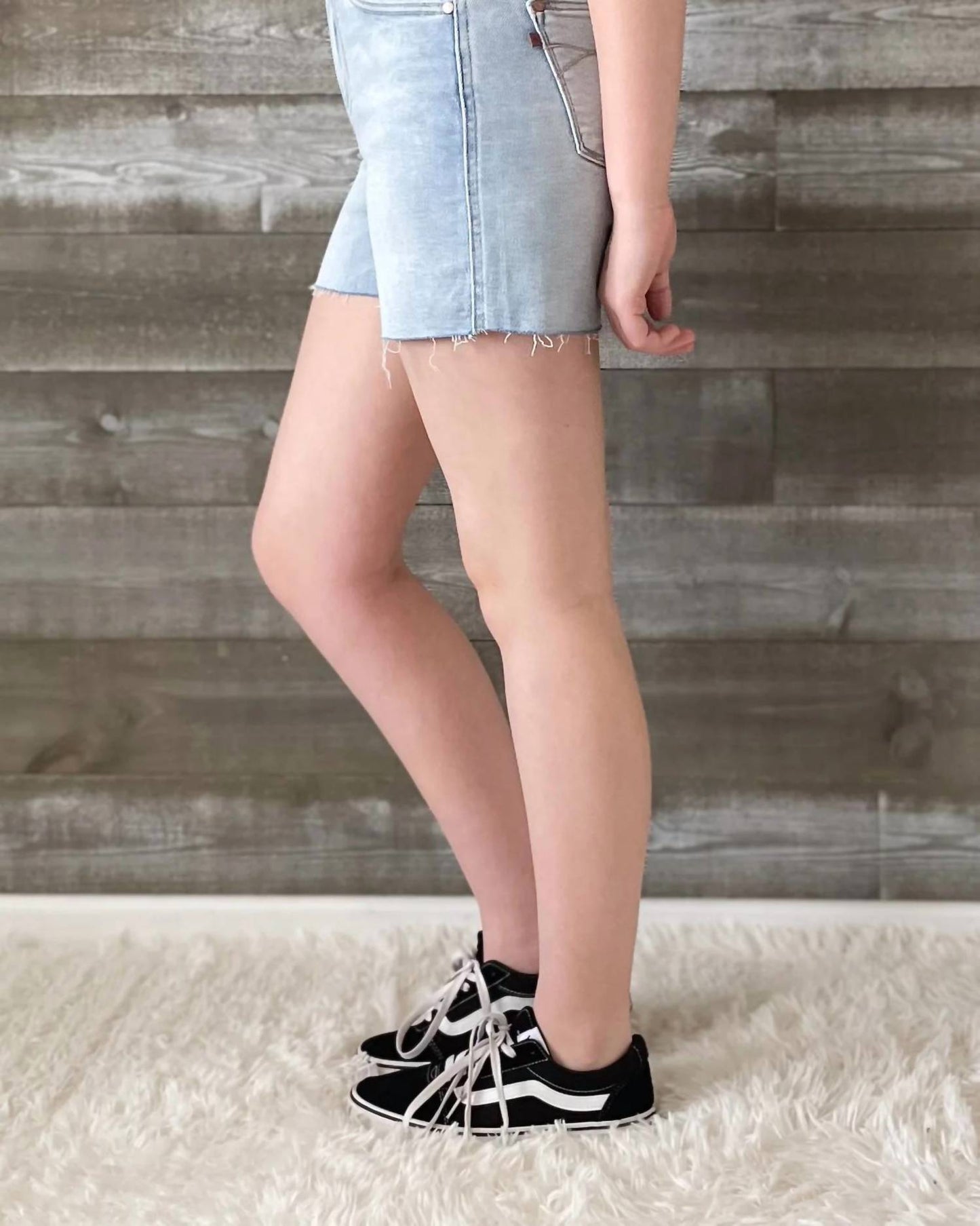 Judy Blue - High Waist Shorts With Destroy At Back