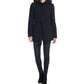 Coffeeshop - Hooded Boucle Coat With Waist Tie