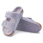 Birkenstock - Women's Arizona Shearling Suede Narrow Sandals