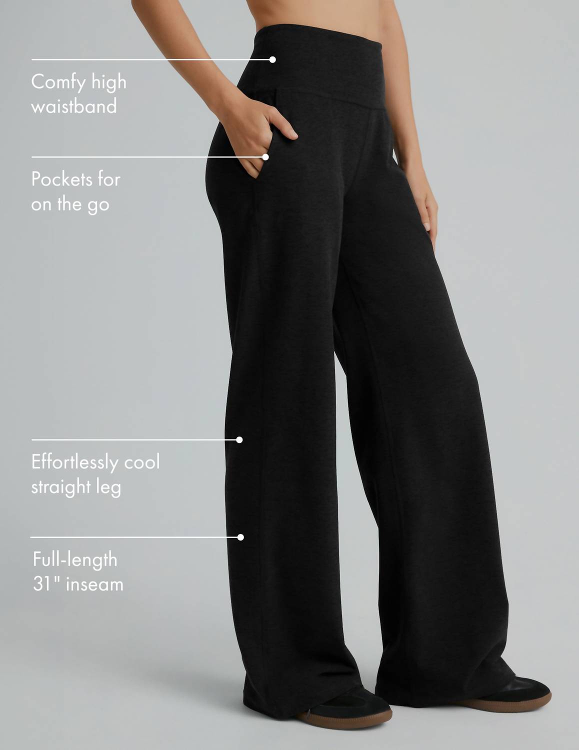 Beyond Yoga - Laid Back Wide Leg Pants