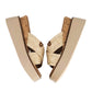 Andrea - Women's Criss Cross Platform Wedge Sandals