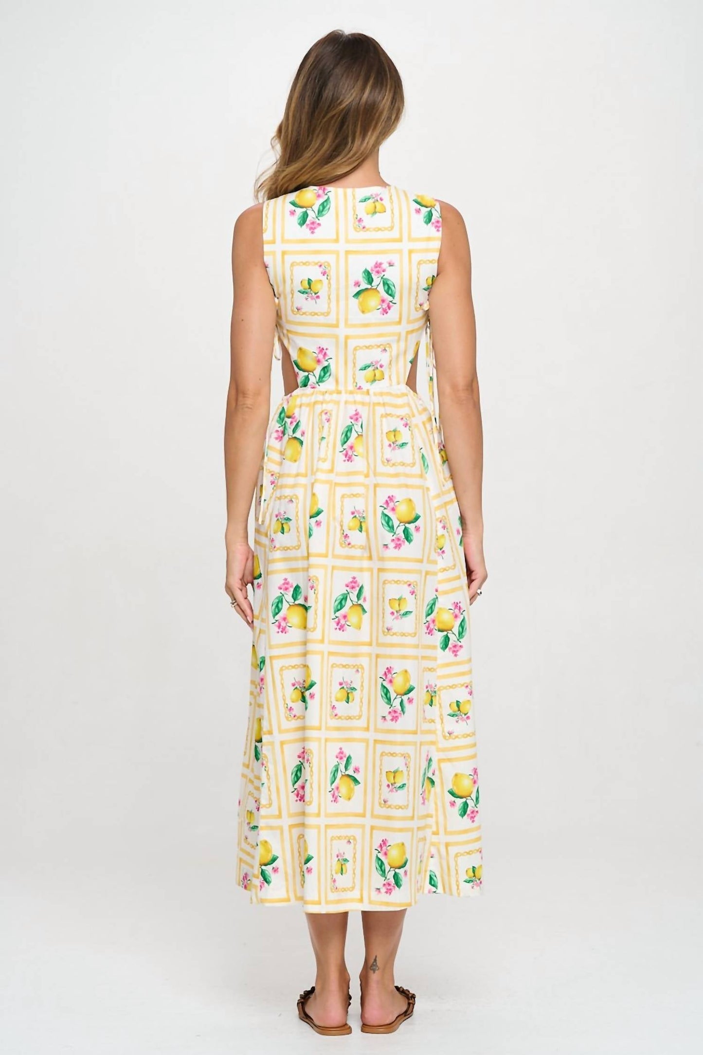 Meet Me In Santorini - Citrus Maxi Dress
