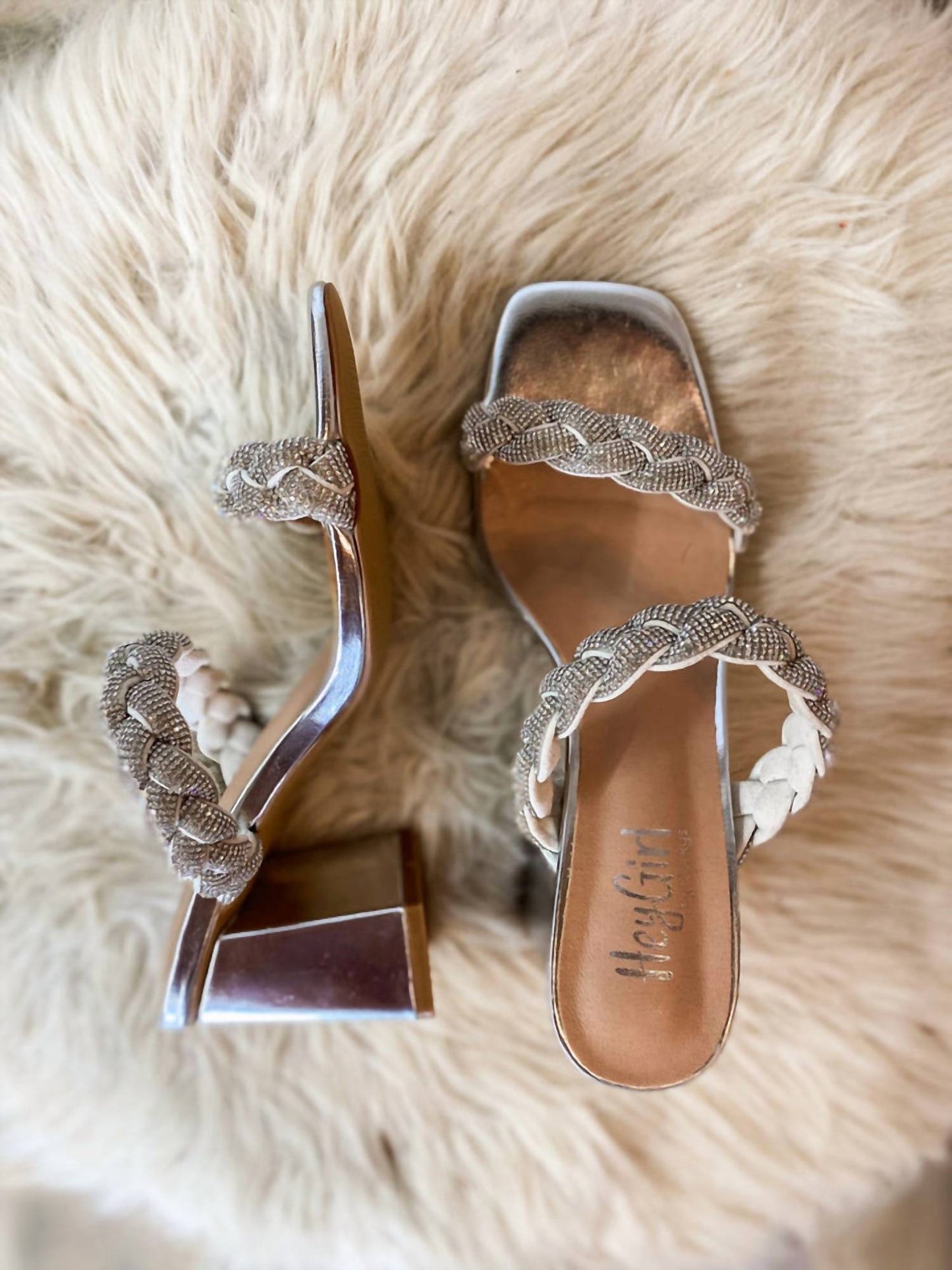 Hey Girl By Corkys - Women's French Kiss Braided Heels