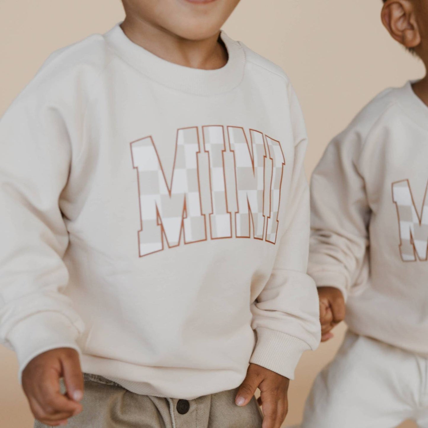 August And June Kids - Kid's Checkered Mini Sweater