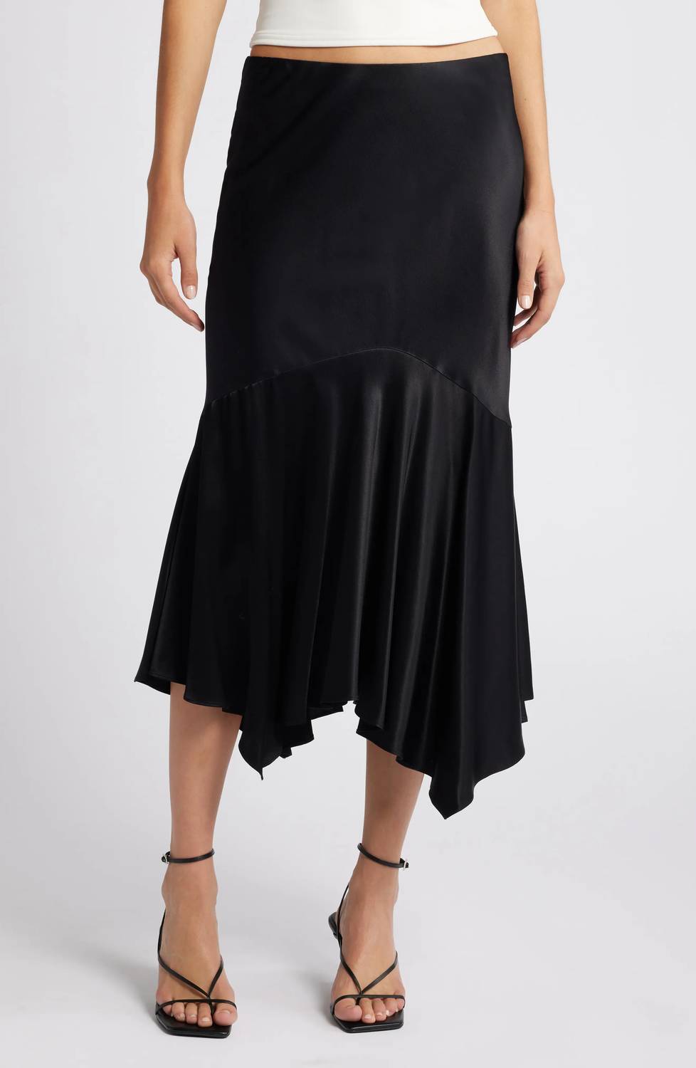 Rails - Edwina Satin Crepe Skirt