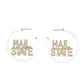 Brianna Cannon - Women's Mississippi State Pave Hoop Earrings
