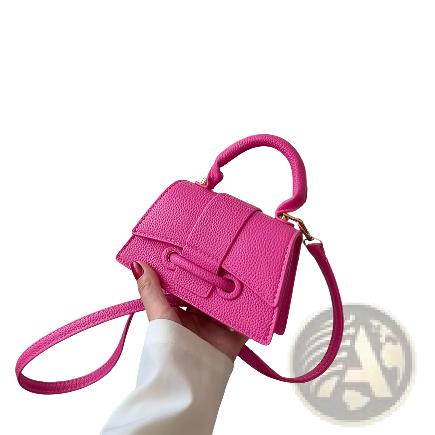 Chain Messenger Bag Mini Faux Leather Handbag