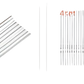 Charcoal Grill with 30 Stainless Steel Skewers Set