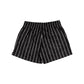 Common Hype Beacon Pinstripe Mesh Short Jet Black