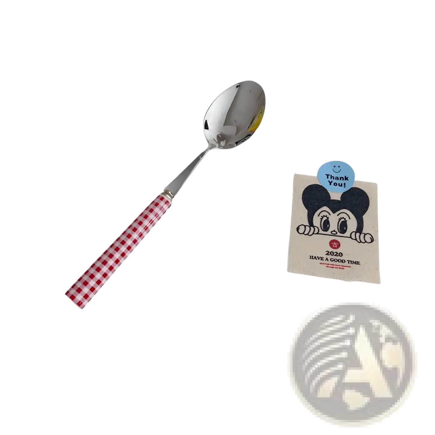 Checkered Stainless Steel Cutlery Tableware Set