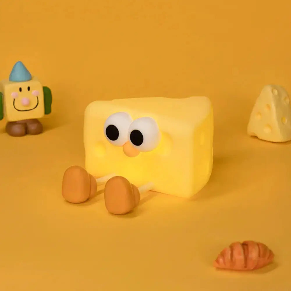 Cute Cheese Silicone Led Night Light for Kids