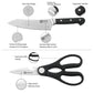 Chef Knife Set with Stainless Steel Kitchen Shears