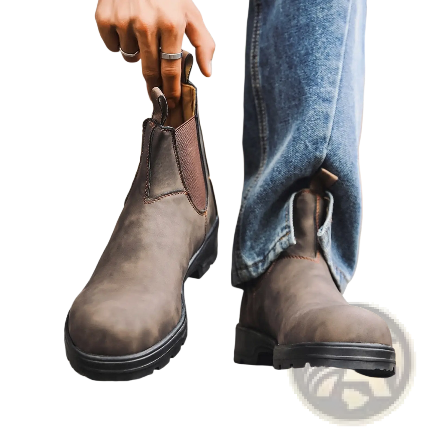 Chelsea Boots Unisex Vintage Leather Martin Boots