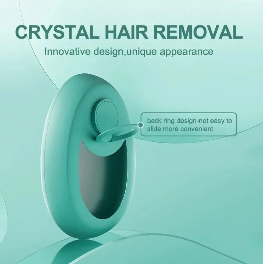 Teal Nano Glass Crystal Hair Eraser for Painless Removal
