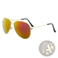 Classic Gold Rimmed Aviator Uv Protection Sunglasses