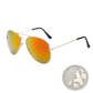 Classic Gold Rimmed Aviator Uv Protection Sunglasses