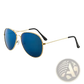 Classic Gold Rimmed Aviator Uv Protection Sunglasses