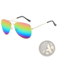 Classic Gold Rimmed Aviator Uv Protection Sunglasses