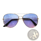 Classic Gold Rimmed Aviator Uv Protection Sunglasses